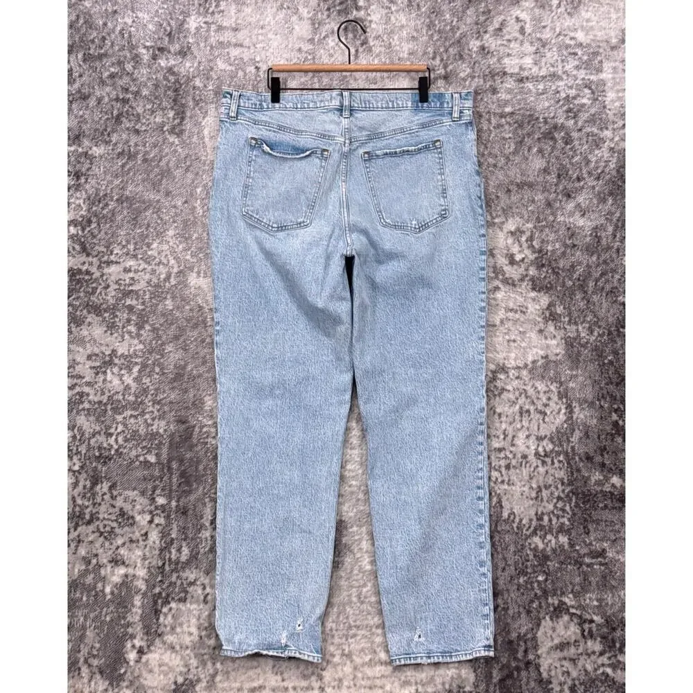 Abercrombie & Fitch Jeans 34 / 18L Womens 90s Straight Ultra High Denim - Picture 2 of 7